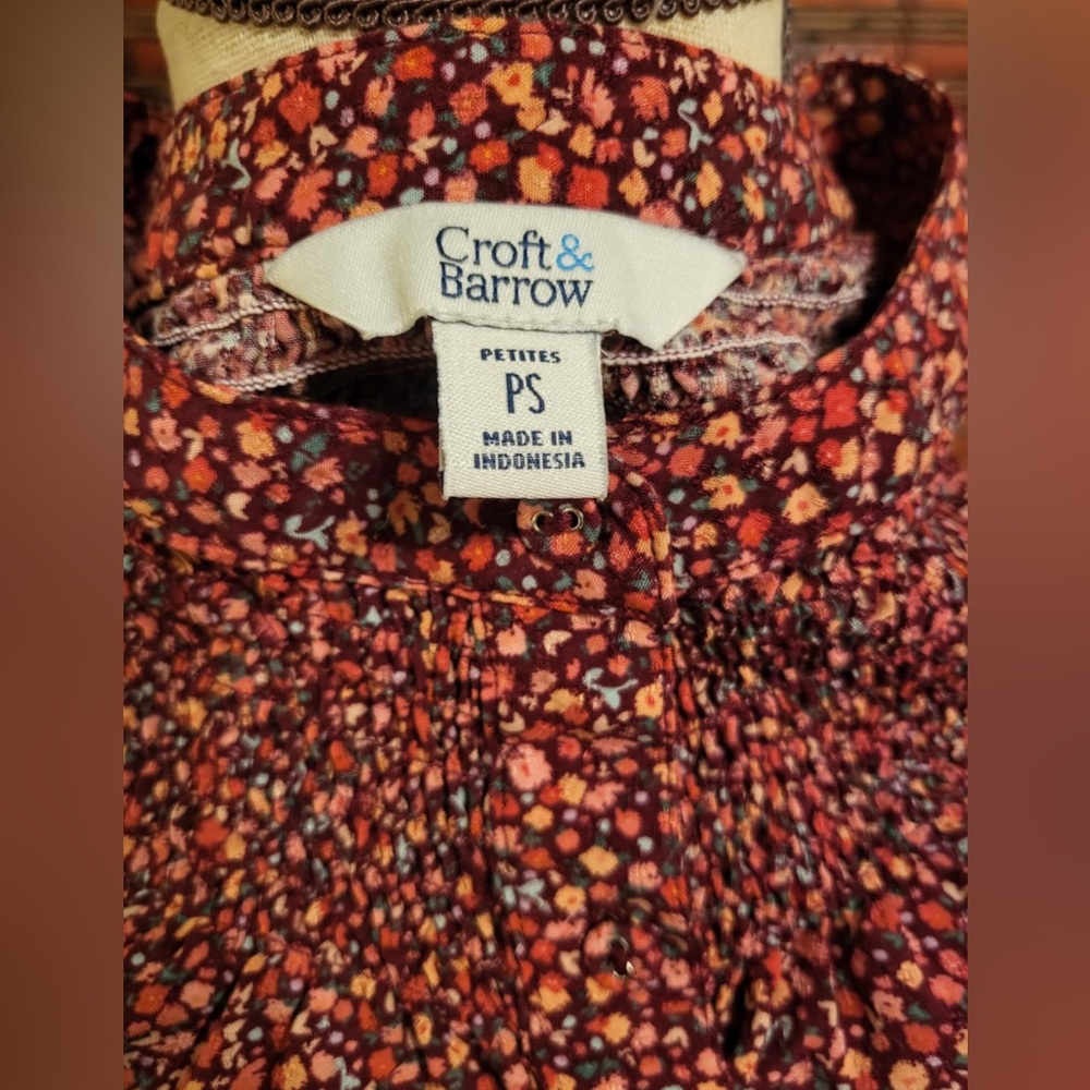 Floral Print Women's Top - Picture 2 of 4